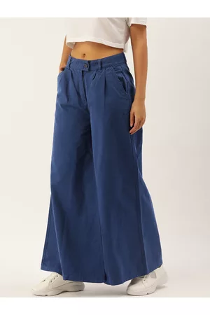 ASOS DESIGN anti fit oversized cargo trouser in metallic blue  ASOS