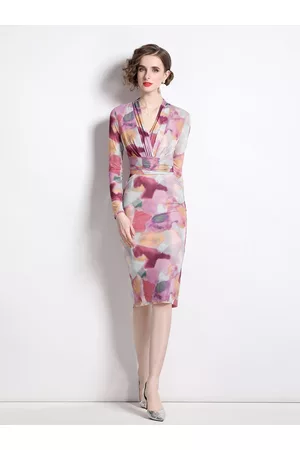 JC Collection Multicoloured Floral Print Bodycon Dress