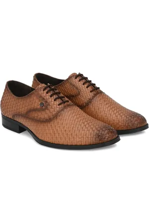 Delize Men Textured Formal Oxfords