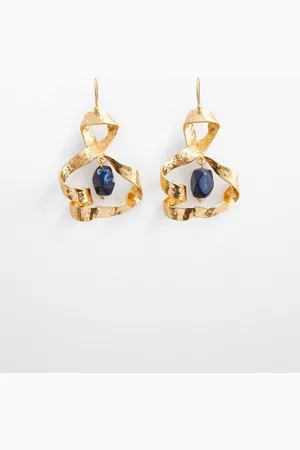 MANGO Contemporary Drop Earrings