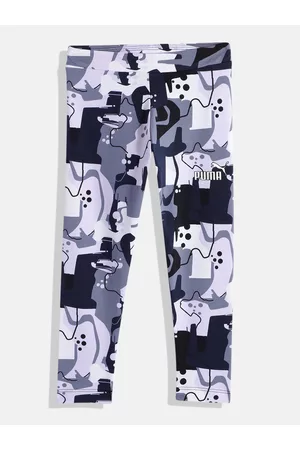 PUMA Girls Essential+ Street Art Printed Tights