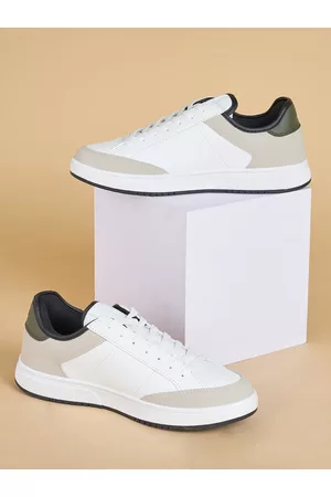 Pantaloons Men Sneakers & Sports Shoes - Men Colourblocked Comfort Insole Basics Sneakers