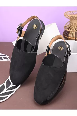 House of Pataudi Men Buckled Comfort Sandals