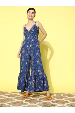 all about you Printed Wrap Jumpsuit