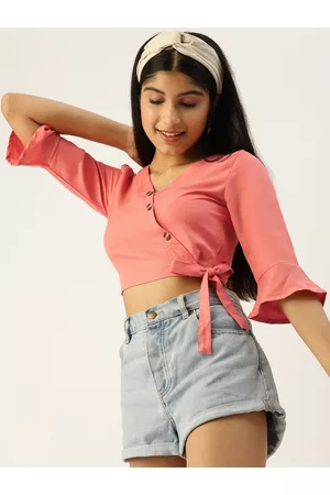 Dressberry By Lifestyle Navy Blue Tops - Buy Dressberry By Lifestyle Navy  Blue Tops online in India