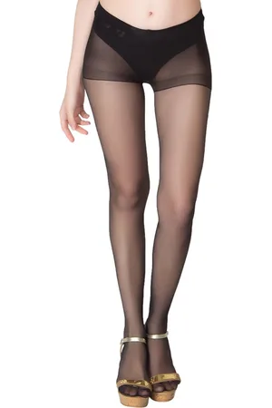 Clovia Black Stockings