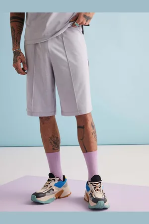 Muvazo Men Mid-Rise Cotton Shorts