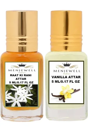 Menjewell Unisex Raat Ki Rani Pack of 2 Vanilla Attar