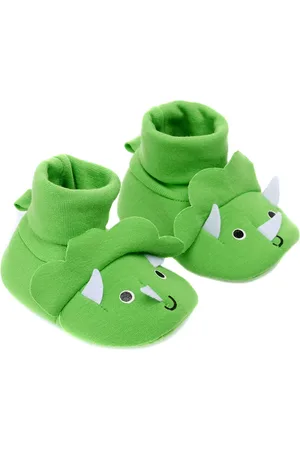 Mothercare Infant Boys Animal Print & Applique Baggies Mid-Top Booties