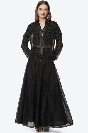 Rangriti Women Printed Top with Skirt & Jacket