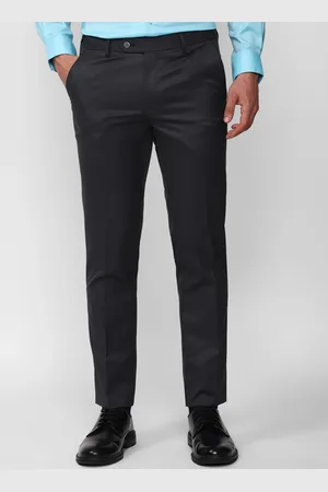 Buy Peter England Men Solid Slim Fit Formal Trouser - Blue Online at Low  Prices in India - Paytmmall.com
