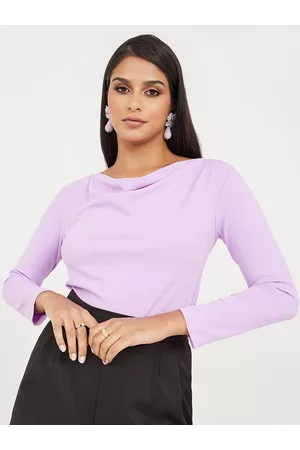 Styli Cowl Neck Long Sleeves Top