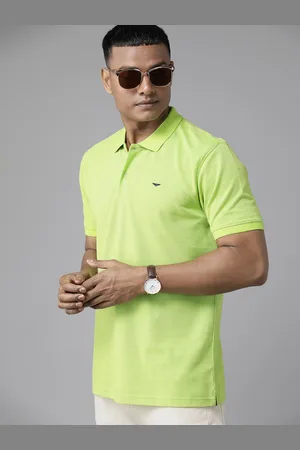 Park Avenue Men Polo Collar Slim Fit T-shirt