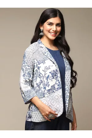 Biba Floral Printed Longline Tailored Jacket