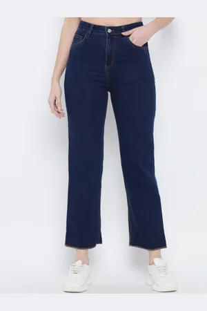 BAESD Women Flared High-Rise Stretchable Jeans
