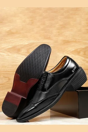 BXXY Men Perforated Formal Elevator Brogues