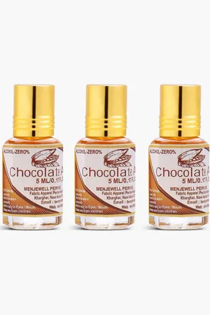 Menjewell Unisex Set Of 3 Chocolate Attar