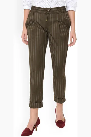 Buy stripped pants for ladies in India @ Limeroad | page 2