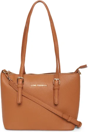 Buy LINO PERROS Tan Womens Tan Croco Coloured Laptop Bag