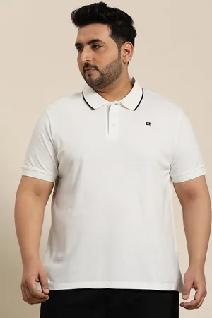 Sztori Men Plus Size Regular Fit Polo Collar T-shirt