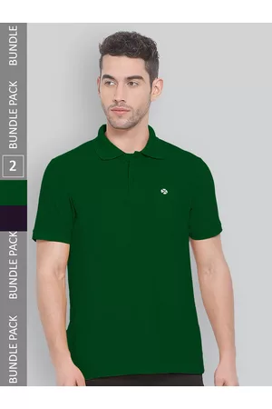 LUX NITRO Pack Of 2 Polo Collar Anti Odour Sports T-shirt