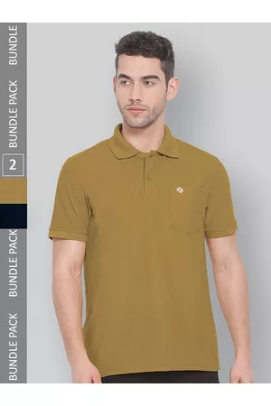 LUX NITRO Pack Of 2 Polo Collar Anti Odour Sports T-shirt
