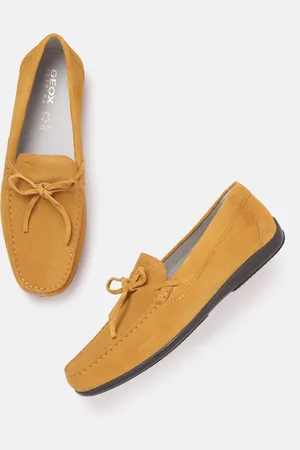 Geox U Ascanio Men Lightweight Leather Moccasins With Bows