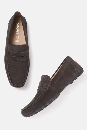 Geox U Kosmopolis+Grip Men Lightweight Suede Leather Moccasins