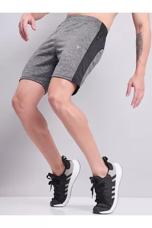 TECHNOSPORT Men Slim Fit Antimicrobial Training or Gym Sports Shorts