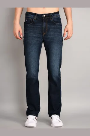 Tim Men Clean Look Light Fade Whiskers Cotton Relaxed Fit Stretchable Jeans