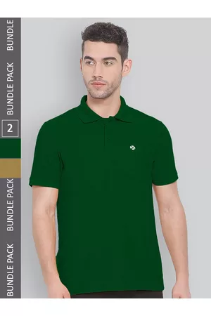 LUX NITRO Pack Of 2 Polo Collar Anti Odour Sports T-shirt