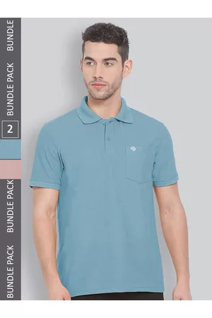LUX NITRO Pack Of 2 Polo Collar Anti Odour Sports T-shirt