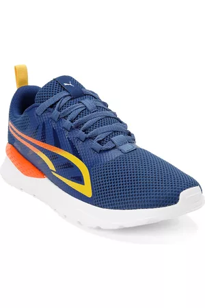PUMA Men Faster Comfort Insole Contrast Sole Sneakers