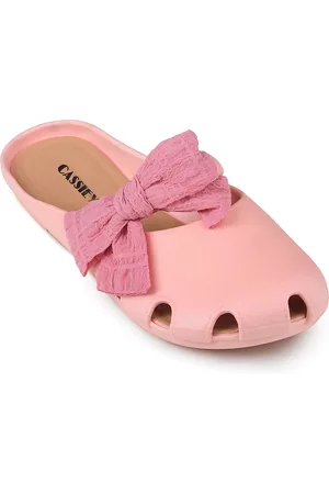 CASSIEY Women Bow Detail Clogs