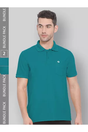 LUX NITRO Pack Of 2 Polo Collar Anti Odour Sports T-shirt