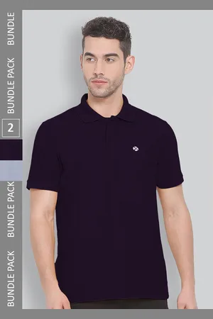 LUX NITRO Pack Of 2 Polo Collar Anti Odour Sports T-shirt