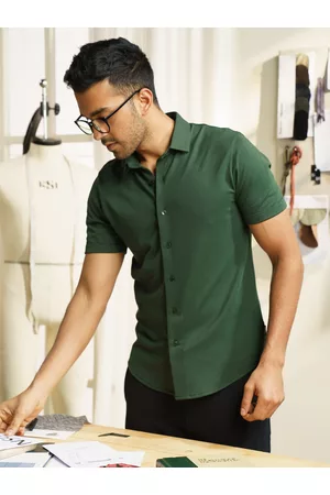 DaMENSCH Men Constant Cotton Thermo-regulating Pique Shirt