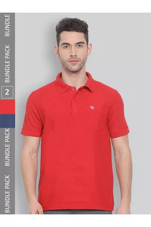LUX NITRO Pack Of 2 Polo Collar Anti Odour Sports T-shirt