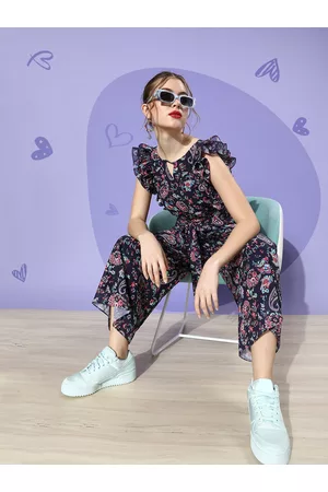 Miss Chase Women Charming Multi-Coloured Paisley Printed Jumpsuit