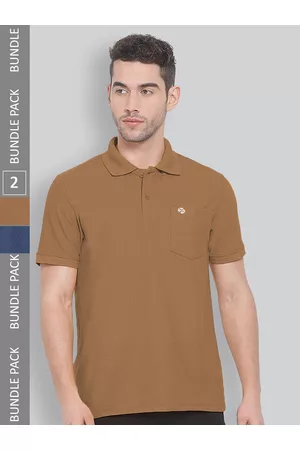 LUX NITRO Pack Of 2 Polo Collar Anti Odour Sports T-shirt