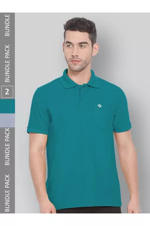 LUX NITRO Pack Of 2 Polo Collar Anti Odour Sports T-shirt