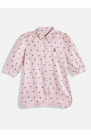 Ralph Lauren U S Polo Assn Kids Girls Star Print Shirt Style Top