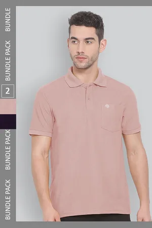 LUX NITRO Pack Of 2 Polo Collar Anti Odour Cotton Blend Sports T-shirt