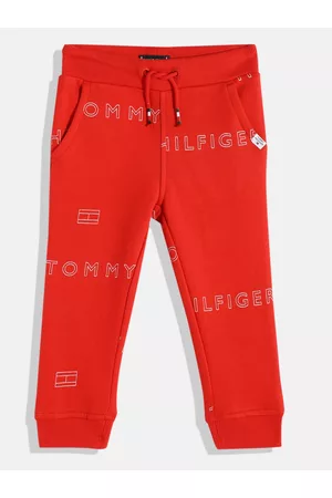 Tommy Hilfiger Boys Brand Logo Printed Joggers
