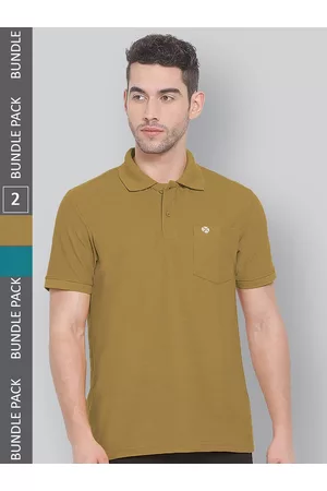 LUX NITRO Pack Of 2 Polo Collar Anti Odour Sports T-shirt
