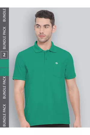 LUX NITRO Pack Of 2 Polo Collar Anti Odour Sports T-shirt