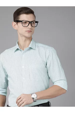 Park Avenue Slim Fit Checked Pure Cotton Formal Shirt