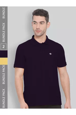 LUX NITRO Pack Of 2 Polo Collar Anti Odour Sports T-shirt
