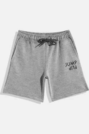 HERE&NOW Boys Typography Printed Shorts
