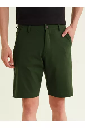 DaMENSCH Men Solid Premium Cotton Regular Fit 4 Way Stretch Chino Shorts